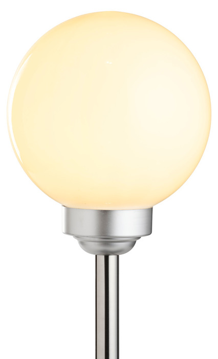 Solcellelamper hvit plast 2-pk.
